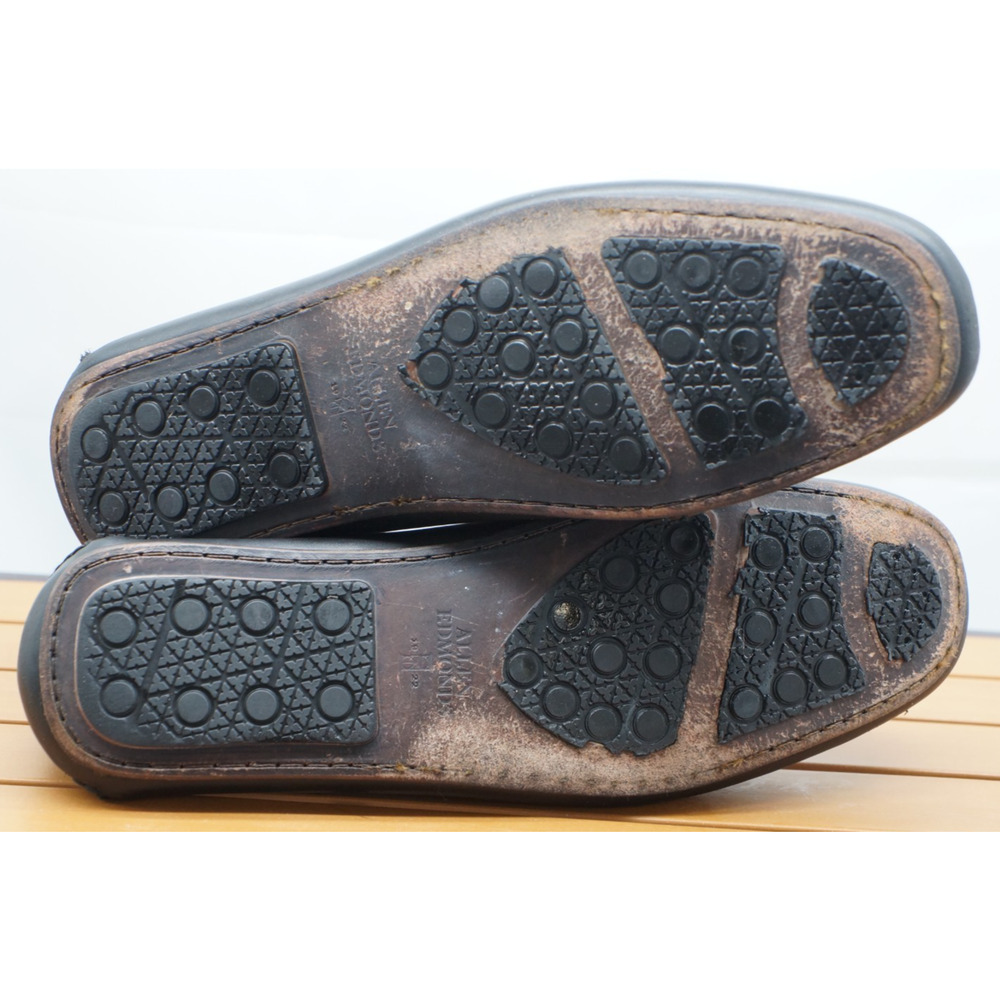 Allen Edmonds Super Sport Loafer Shoes Moccasin Black Men Size 11.5 EEE (Wide) - Picture 10 of 13